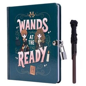Harry Potter: Wands at the Ready Lock & Key Diary -- Insights